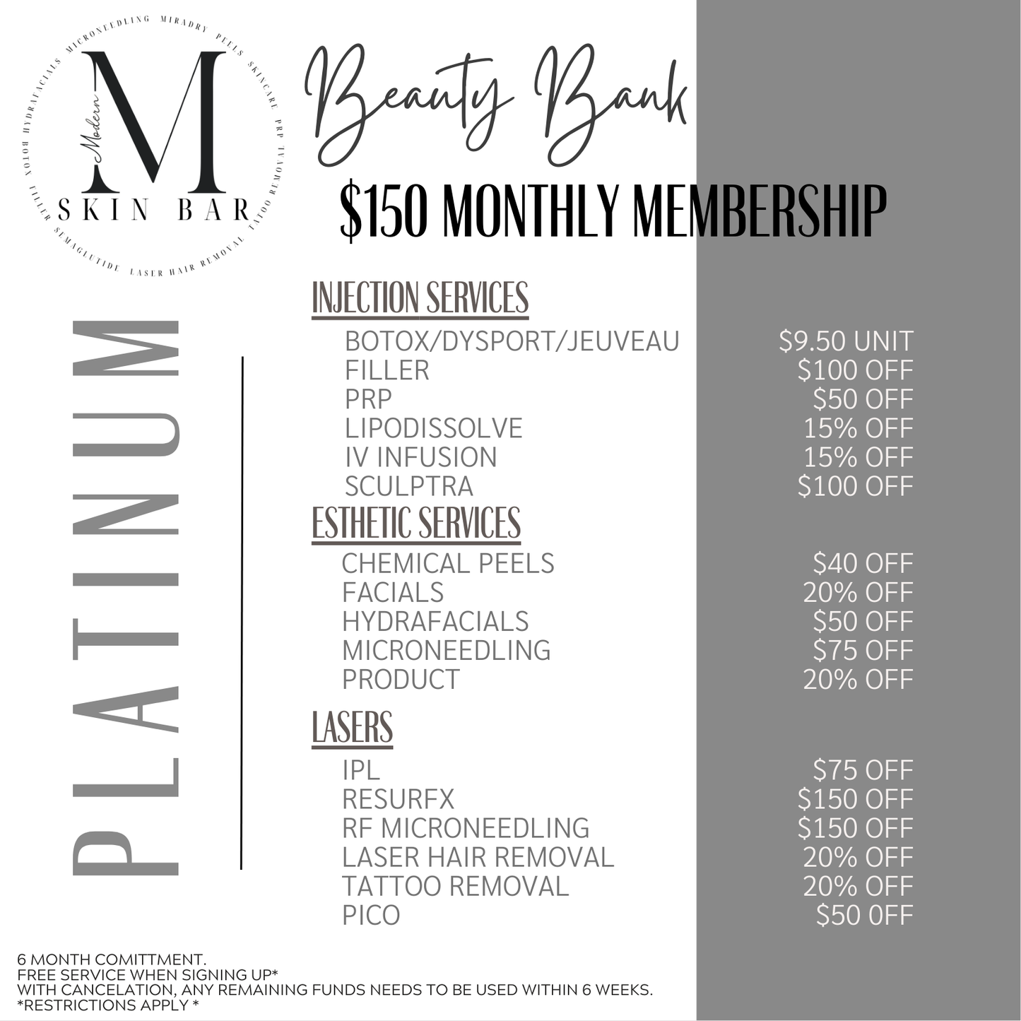PLATINUM Beauty Club
